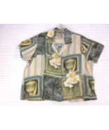 Vintage Jams World Hibiscus Floral Shirt Women&#39;s Size (M) 100% Rayon But... - $99.00