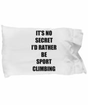 Sport Climbing Pillowcase Sport Fan Lover Funny Gift Idea for Bed Set Standard S - £17.18 GBP