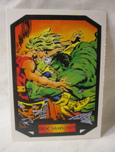 1987 Marvel Comics Colossal Conflicts Trading Card #18: Doc Samson - £5.88 GBP
