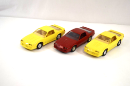 ERTL 1983 1985 Chevy Camaro Chevrolet Plastic Model Promo Cars Yellow Red NM - £45.53 GBP