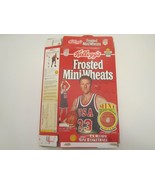 Empty Cereal Box 1992 KELLOGG&#39;S Frosted Mini-Wheats LARRY BIRD Olympics ... - £5.32 GBP