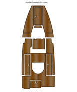 2024 Pair Customs 25 DV Cockpit Boat EVA Teak Deck Faux Foam Floor Mat Pad - $1,503.11 CAD