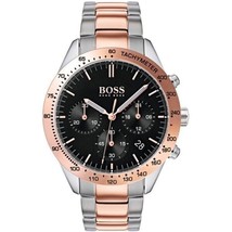 Hugo Boss HB1513584 Quartz Two-tone Stainless Steel Black Dial 42mm Watch - £101.04 GBP