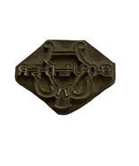 Vtg Freemasonic Masonic Metal Stamp &quot;BOULDER&quot; Typeset Printing Block Let... - $1,798.20 MXN
