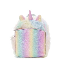 Wonder Nation Kids Faux Fur Unicorn Mini Backpack(D0102H54TRX.) - £27.34 GBP