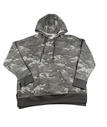 Athletic Works Womens XXL Black Soft Camo Pullover Hoodie Kangaroo Pocket - £11.87 GBP