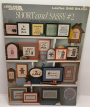 Leisure Arts Short and Sassy #2 Cross Stitch Leaflet 548 - $2.61