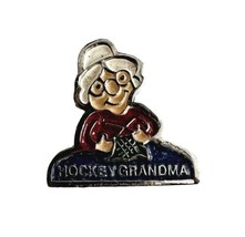Hockey Grandma Vintage Hockey Pin Enamel Filled Sports Collectible PINS1 - £15.70 GBP