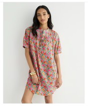 J Crew Mini Shirtdress In Liberty Meadow Song Fabric Floral Short Sleeve... - $1,280.98 MXN