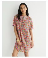 J Crew Mini Shirtdress In Liberty Meadow Song Fabric Floral Short Sleeve... - $1,280.98 MXN