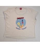 Looney Tunes Vintage Sylvester And Tweety Birdy And The Beast Ribbed Tee... - £15.55 GBP