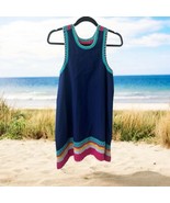 Akemi + Kin Anthropologie Womens Size SMALL Navy Racerback Crochet Midi ... - $25.73