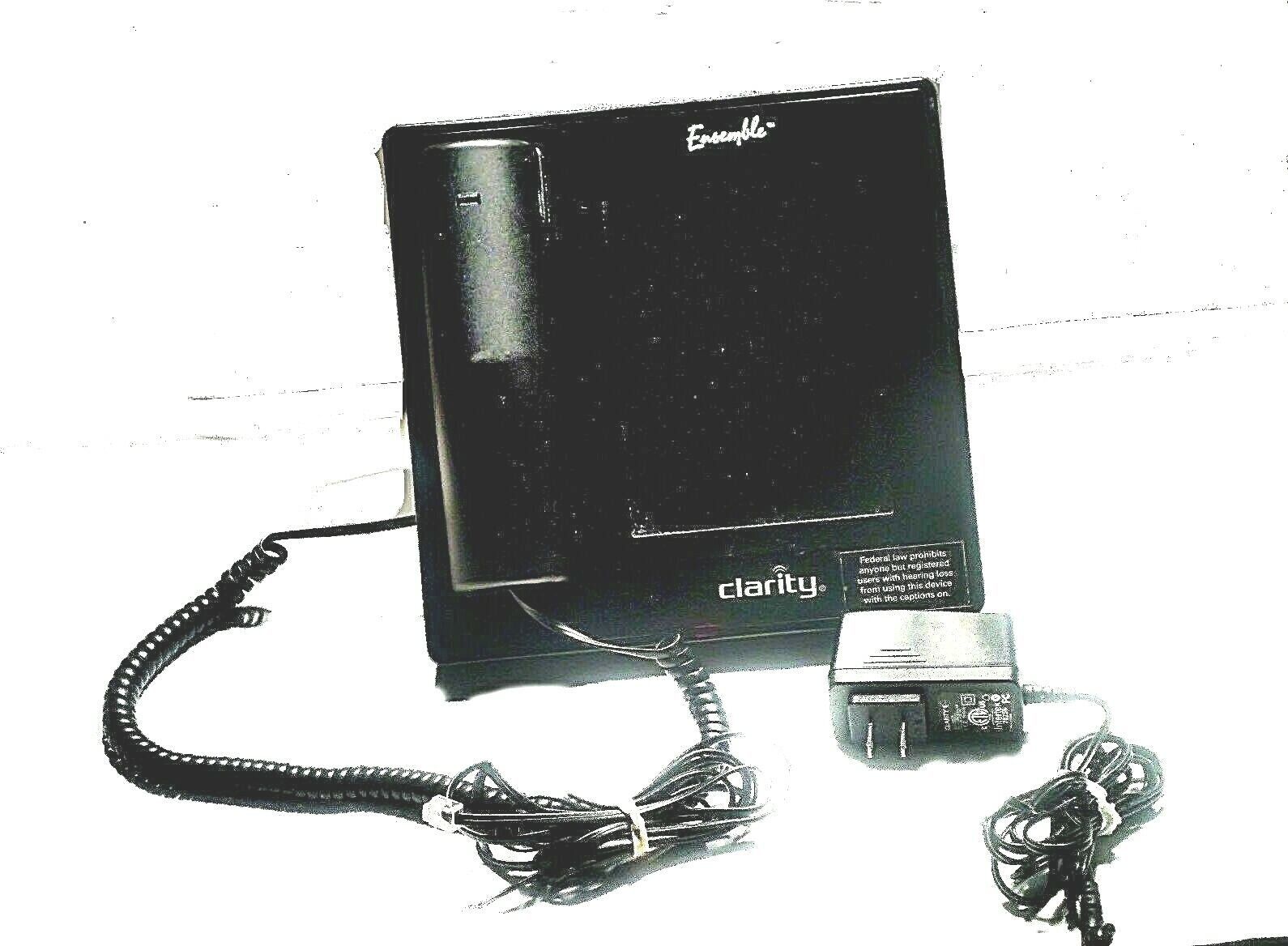 Clarity Ensemble Digital Touch Screen Severe Hearing Loss Amplified Corded Phone - $42.51