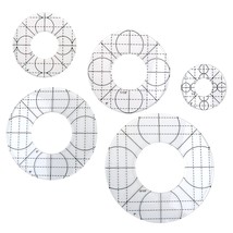 5Pcs Quilting Template Sewing Circles Template Sewing Machine Ruler Acry... - £27.35 GBP