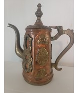 Heavy Copper & Old World Brass Artisan Crafted Coffee/Tea Pot - $160.00