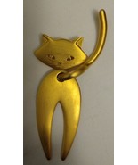 JJ© Cat Brooch Articulating Statement Vintage - £13.45 GBP