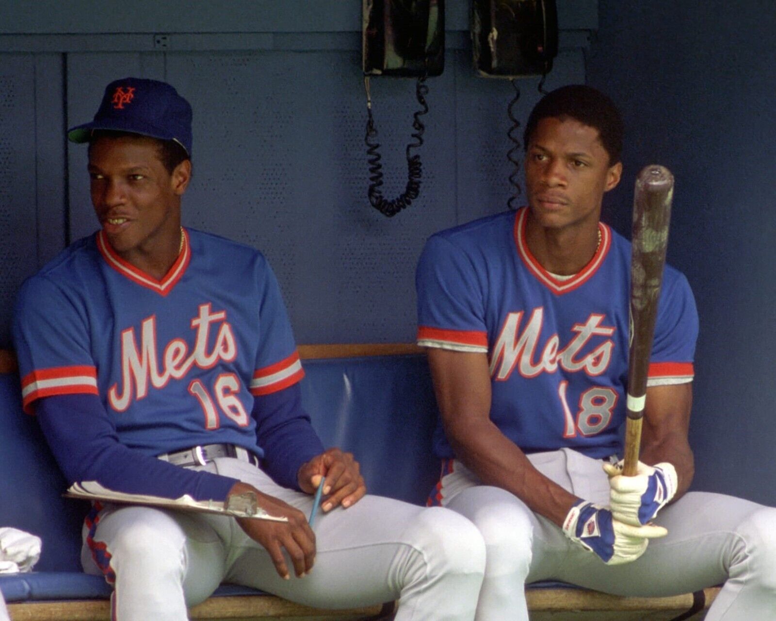 DOC GOODEN & DARRYL STRAWBERRY 8X10 PHOTO NEW YORK METS NY BASEBALL PICTURE  MLB - $4.94