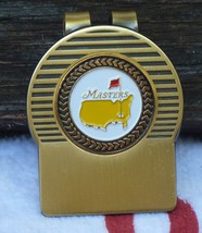 The Masters Black Trim Gold Logo Money Clip- Free Engraving - $27.67
