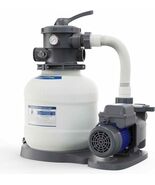 AQUASTRONG Sand Filter Pump for Above Ground Pool with Timer, 2/3 HP SFP... - $137.74