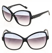 Alain Mikli Courreges Thick Butterfly Sunglasses Black White Brow CL1306... - $334.62