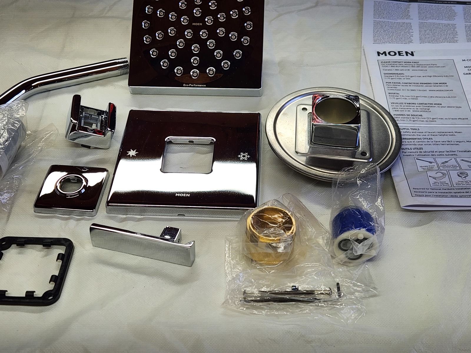 Moen UTS3715EP 90 Degree M-CORE Eco-Performance Shower Trim Kit - Chrome - $235.90