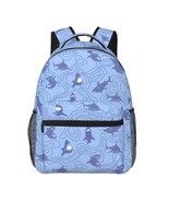 shark school backpack back pack  bookbags shark mouth schoolbag for boys... - $26.99