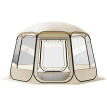 VEVOR Pop up Bubble Tent 12x11.1ft 10-12P UV-Resistant 540° Panoramic View - $179.90