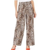 JM Collection Womens XXL Cheetah Spots Wide Leg Pants NWT BE59 - £19.26 GBP
