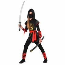 Dragon Ninja Girls Medium 8-10 Costume - £43.25 GBP