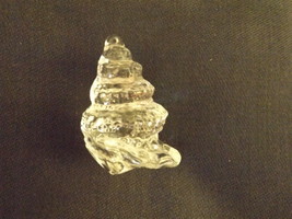 Goebel Triton Seashell Glass Paperweight Figurine 1979 Germany - £24.99 GBP