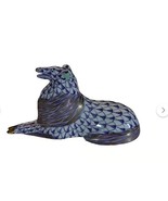 HEREND COLLIE Dog,LILAC Fishnet, Lavender Fishnet #15399 - $270.00