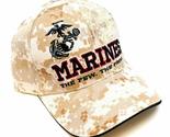 Text USMC United States Marine Corps Digital Camo Camouflage Hat Cap - $14.41
