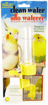 JW Pet Insight Clean Water Silo Bird Waterer - Spacious, Leak-proof Design for H - £6.30 GBP+