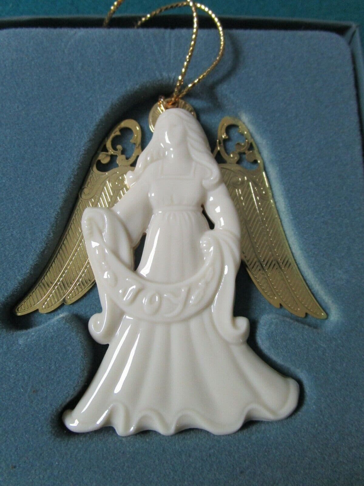 Compatible with Lenox Christmas Ornaments BL0OMINGDALE 1989-JOY ANGEL-1997 Angel - $27.43