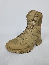 Merrell Moab 3 Tactical Combat 8&quot; Boots Men&#39;s 11 Brown Zip Waterproof J0... - $2,139.21 MXN