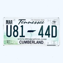 2019 United States Tennessee Cumberland County Passenger License Plate U... - £14.07 GBP