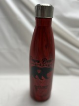 Papa Bear Estes Park Colorado Souvenir 17 oz Drinking Glass Wood Look - $6.93