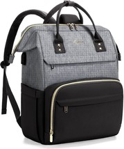 Lovelook Laptop Backpack for Women -- Holds 15.6&quot; Laptop -- Gray &amp; Black -- NWT - £43.82 GBP