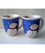 Set of 2 Snowman Coffee/Hot Cocoa Mugs  - $16.99