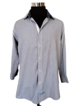 English Laundry by Christopher Wicks Shirt Men&#39;s Size 17/ 32-33 Blue Str... - £14.54 GBP