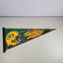 Green Bay Packers Pennant #4 Made In USA WinCraft Official NFL 1998 Football - £12.02 GBP