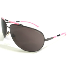 Diesel Kids Sunglasses DS 0015 KD6 Gray Pink Round Frames with Purple Le... - $60.56