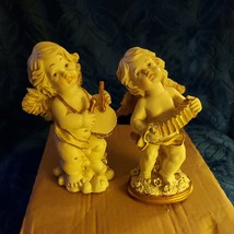 Vintage K’s Collections Cherub Angels Musical Accordian Figurine - £15.48 GBP