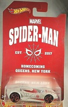 2017 Hot Wheels Marvel Spider-Man (Chase) Homecoming SCOOPA Di FUEGO Gray w/Pr5s - £7.42 GBP