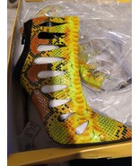 The Highest Heel Platform Lime Green Boot Size 10 - $41.14 CAD