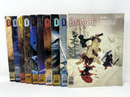 Lot of 10 Vintage Dragon Magazines D&amp;D Volumes 110-119 COMPLETE RUN - $40.50