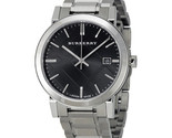 Burberry BU9001 Stainless Steel With Black Dial Watch - £154.05 GBP