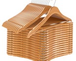 Premium Wooden Hangers 30 Pack - Durable &amp; Slim Coat Hanger - Suit Hange... - $59.99