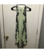 Free People Women’s Sz Small Tassle Tie Side Lace Up Dress 100% Viscose ... - $335.02 MXN