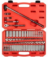 Tekton 3/8 Inch Drive 6-Point Socket Ratchet Set, 74-Piece (1/4-1 In, 6-... - £365.75 GBP
